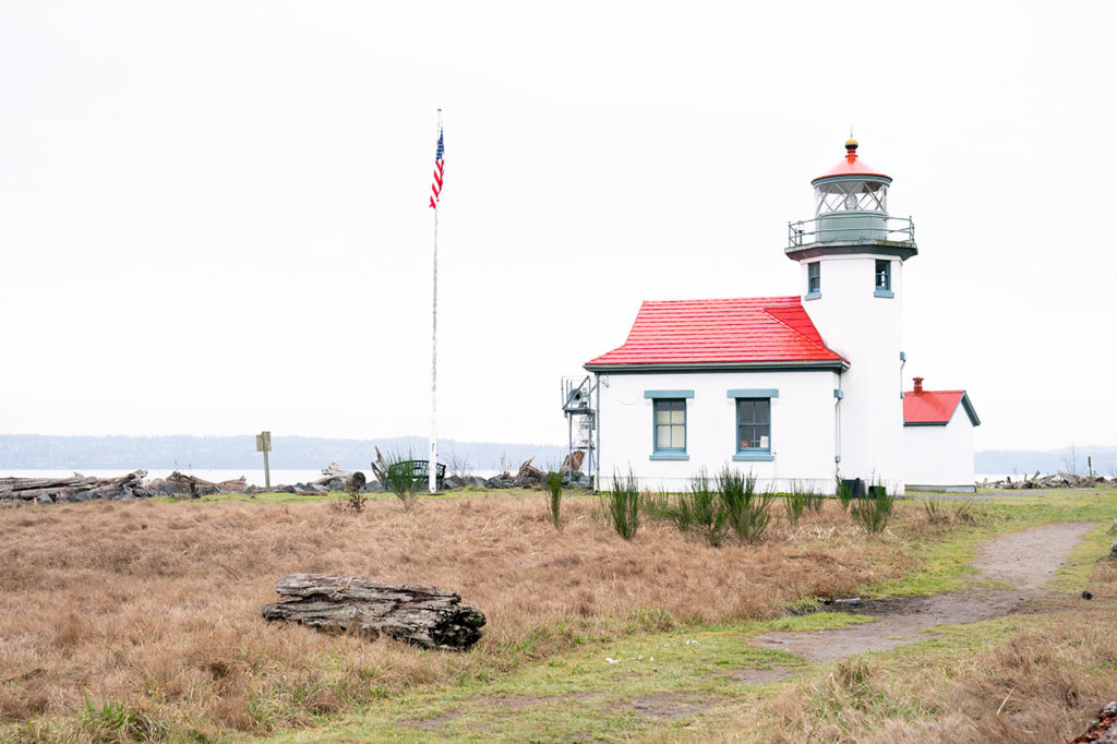 Point Robinson lighthouse on Vashon Island.